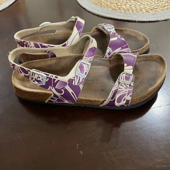 Birkis by Birkenstock 39 250 L8 M6 Womens Size 8 Purple - Picture 3 of 13